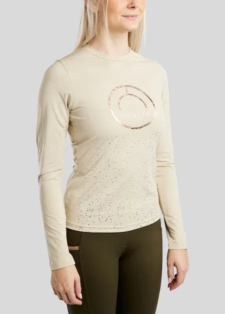 MoNille Baselayer con detalles en Rose Gold -Warm Ligh Grey