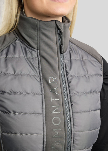 Emma chaleco Softshell Hybrid - Gris