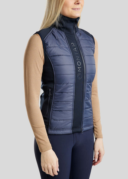 Emma chaleco Softshell Hybrid - Navy