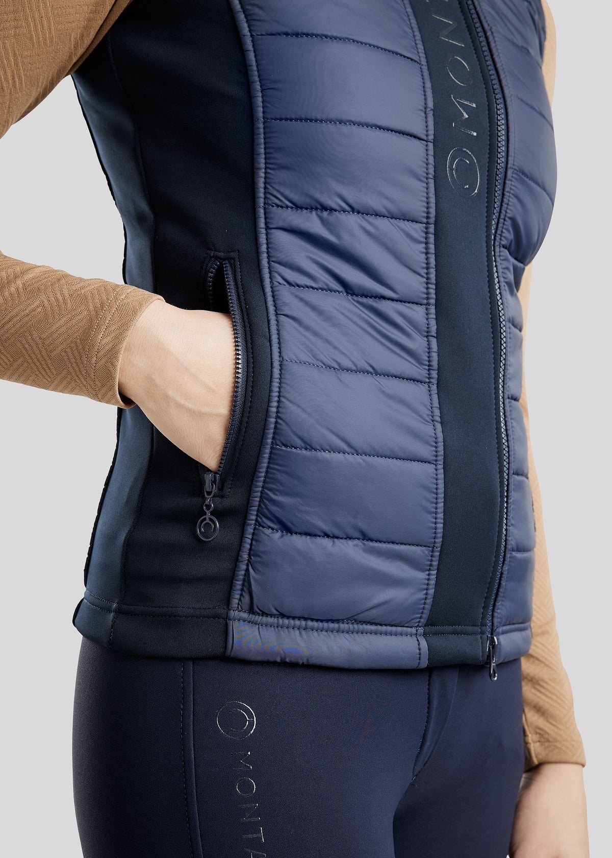Emma chaleco Softshell Hybrid - Navy
