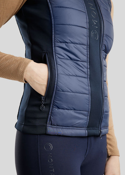 Emma chaleco Softshell Hybrid - Navy