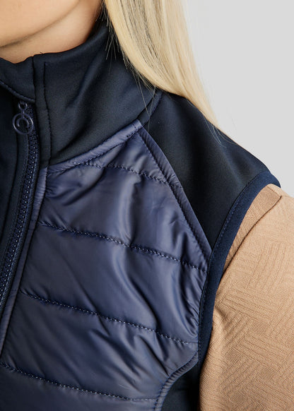 Emma chaleco Softshell Hybrid - Navy