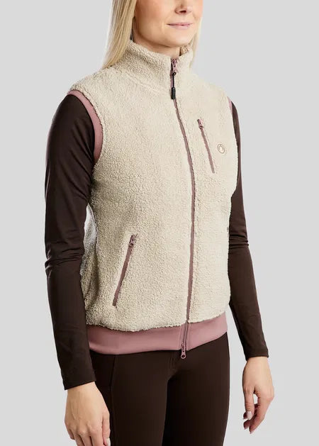 MoEbba chaleco Teddy - Dusty Rose