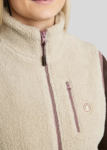 MoEbba chaleco Teddy - Dusty Rose