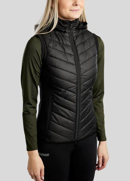 MoEliza Hybrid bodywarmer Gun metals - Negro