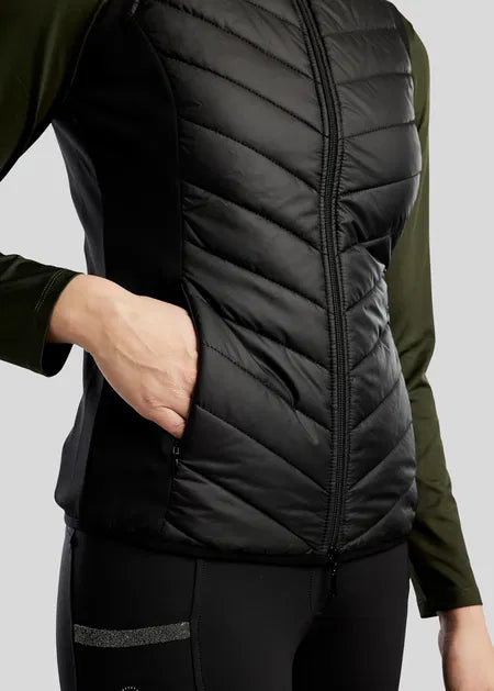 MoEliza Hybrid bodywarmer Gun metals - Negro