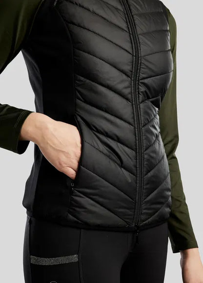 MoEliza Hybrid bodywarmer Gun metals - Negro