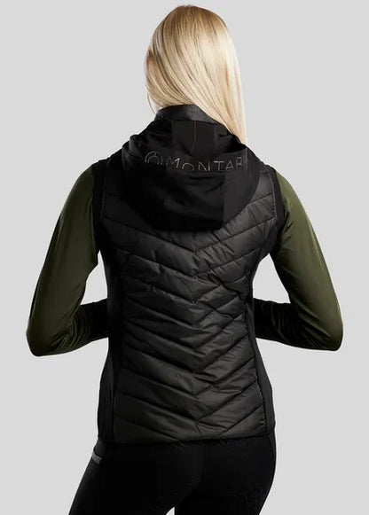 MoEliza Hybrid bodywarmer Gun metals - Negro