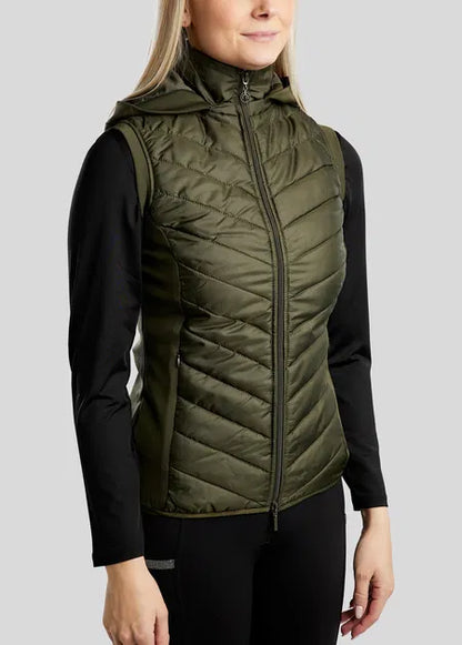 MoEliza Hybrid bodywarmer Gun metals - Olive