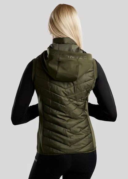 MoEliza Hybrid bodywarmer Gun metals - Olive