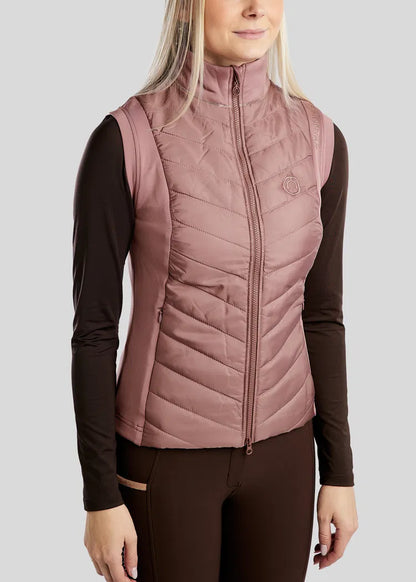 MoMari Hybrid Bodywarmer con detalles Rosegold - Dusty Rose