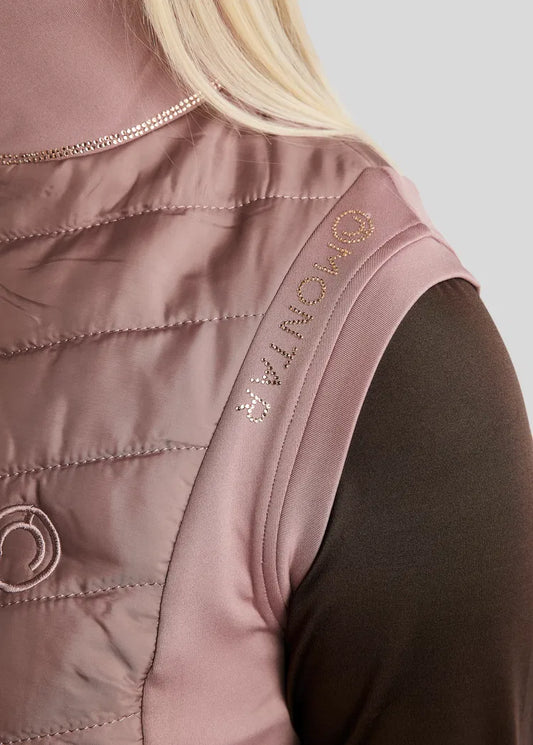MoMari Hybrid Bodywarmer con detalles Rosegold - Dusty Rose