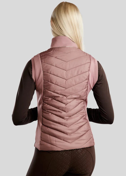 MoMari Hybrid Bodywarmer con detalles Rosegold - Dusty Rose