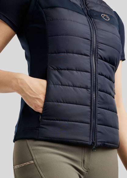 MoLila Chaleco Hybrid Bodywarmer Cristales caviar - Navy