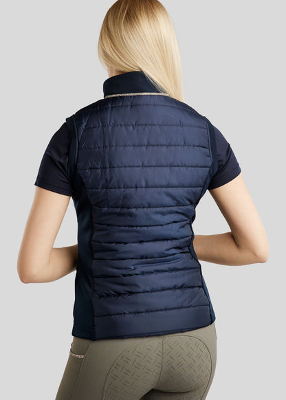 MoLila Chaleco Hybrid Bodywarmer Cristales caviar - Navy