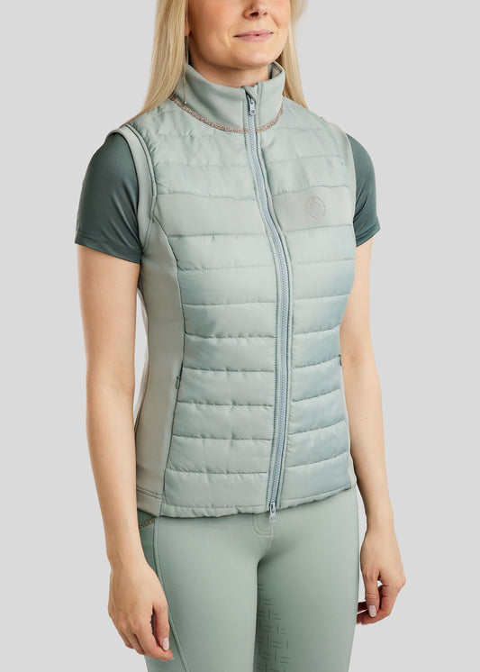 MoLila Chaleco Hybrid Bodywarmer Cristales caviar - Turin