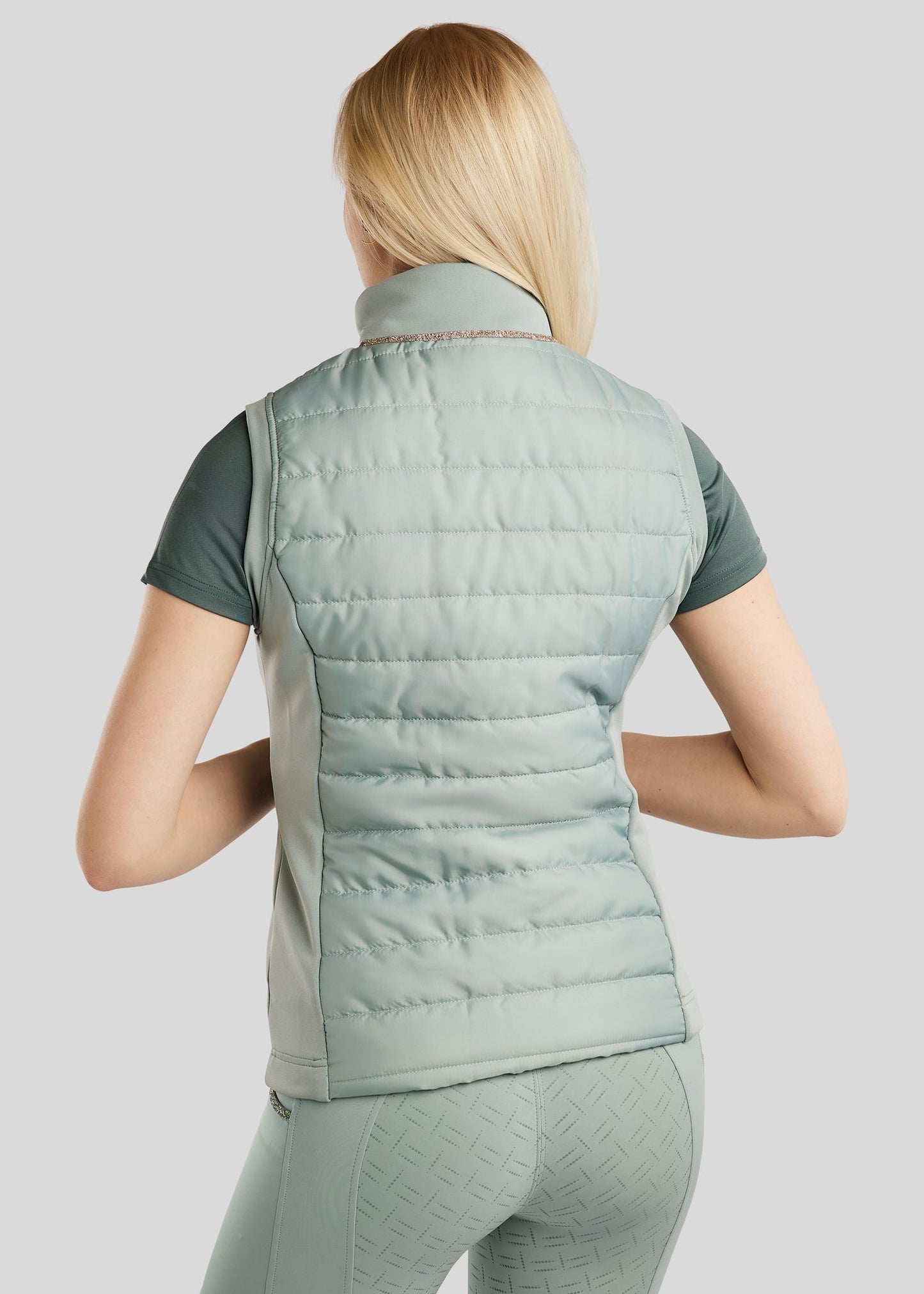 MoLila Chaleco Hybrid Bodywarmer Cristales caviar - Turin