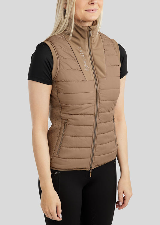 MoCaroline chaleco híbrido - Taupe