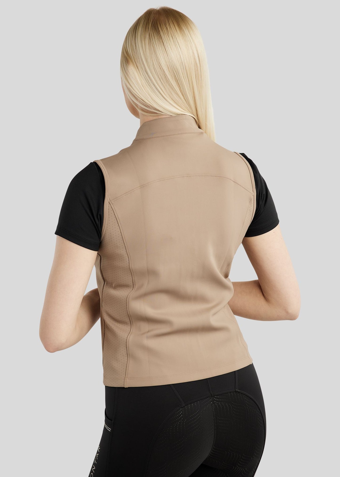 MoDahne Vest con cristales champagne - Taupe
