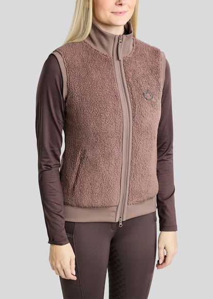 MoEbba chaleco Teddy - Nougat Brown