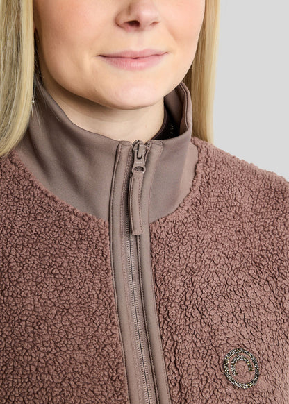MoEbba chaleco Teddy - Nougat Brown