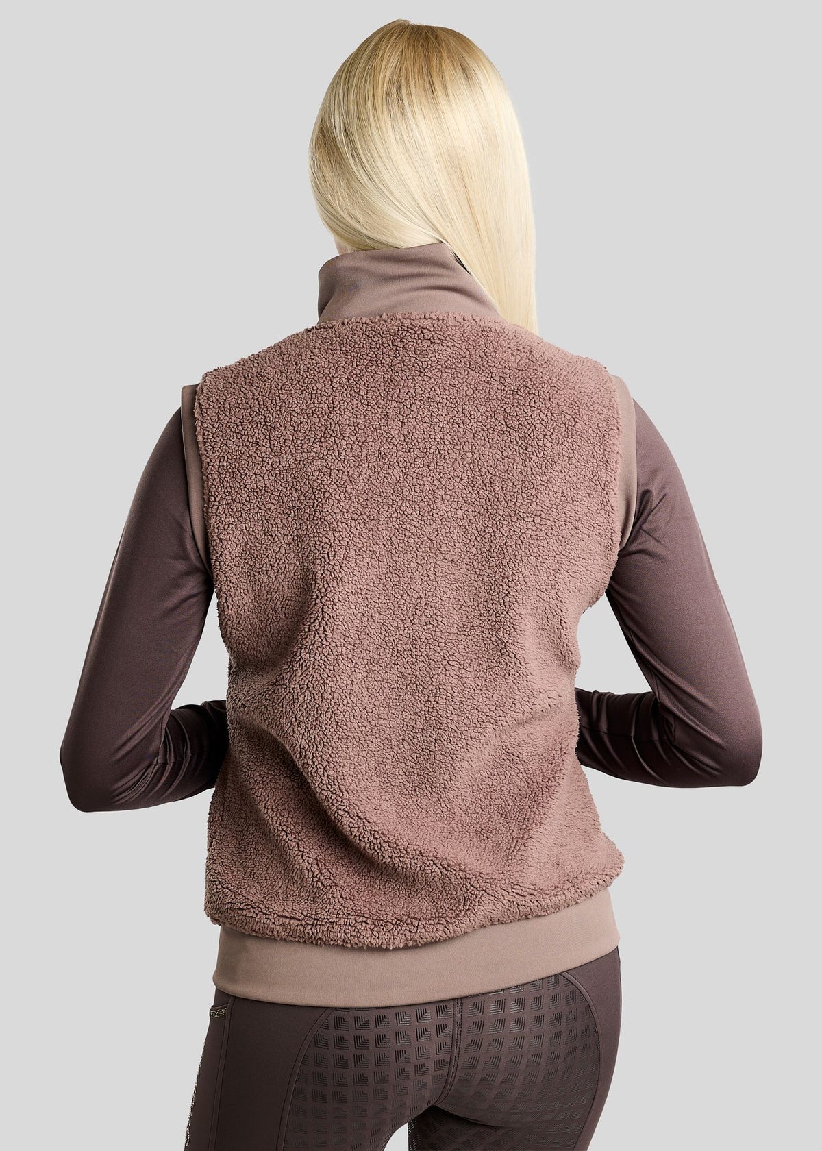 MoEbba chaleco Teddy - Nougat Brown