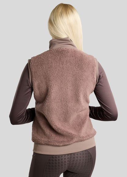 MoEbba chaleco Teddy - Nougat Brown