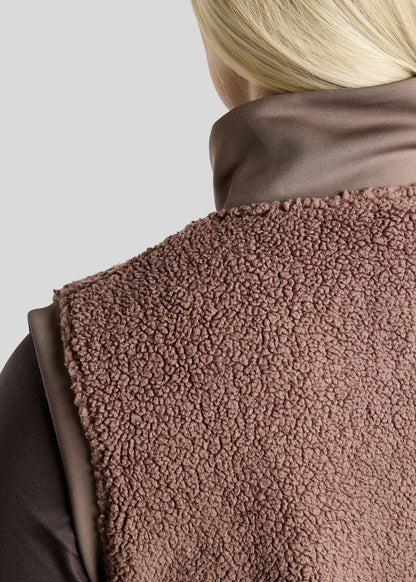 MoEbba chaleco Teddy - Nougat Brown