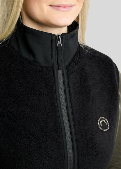 MoEbba chaleco Teddy - Negro