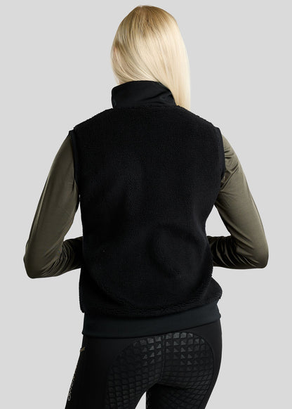MoEbba chaleco Teddy - Negro