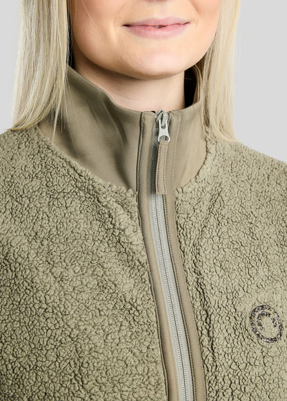 MoEbba chaleco Teddy - Dusty Green