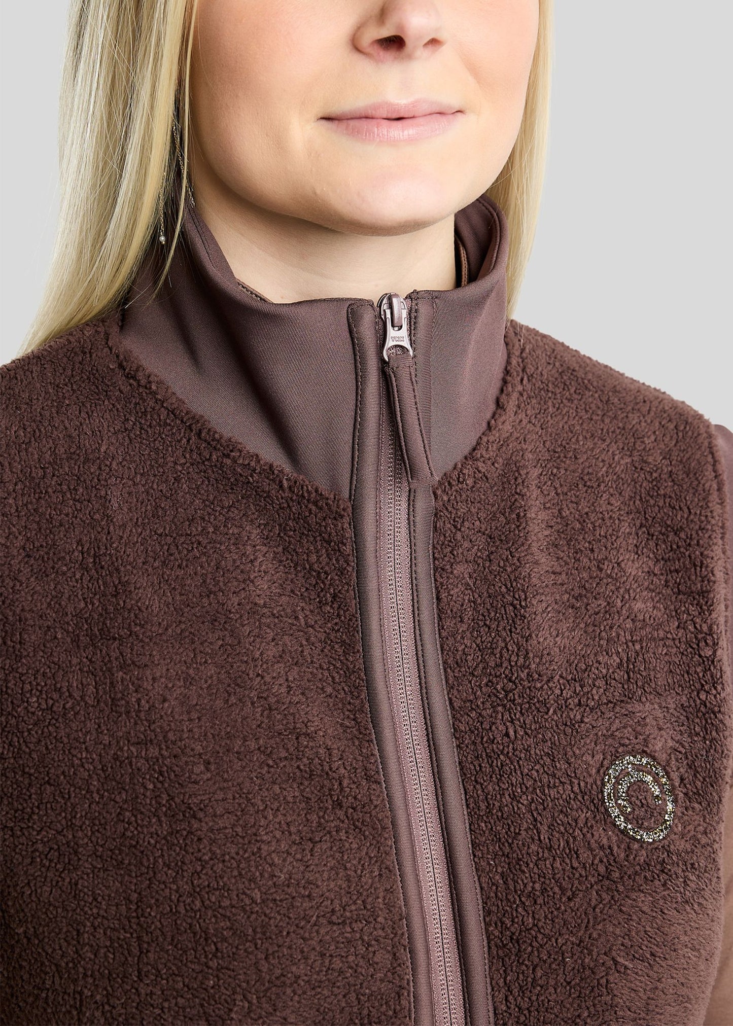 MoEbba Chaleco Teddy - Black Peony