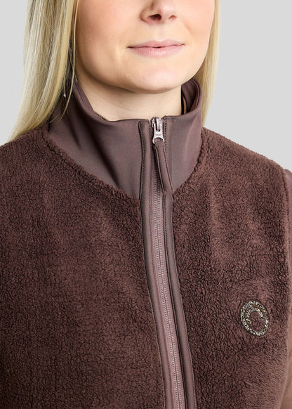 MoEbba Chaleco Teddy - Black Peony