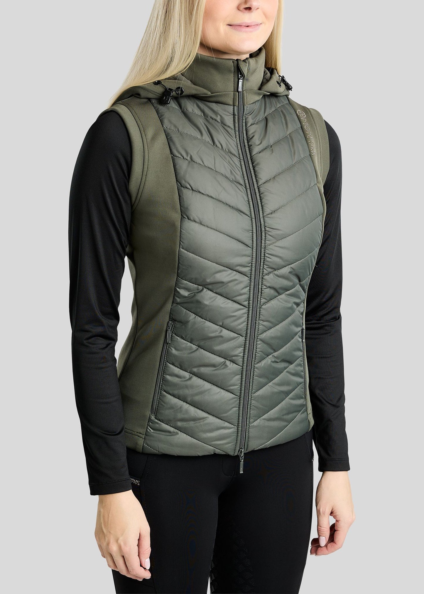 MoEverline Chaleco Hibrido - Forest Green