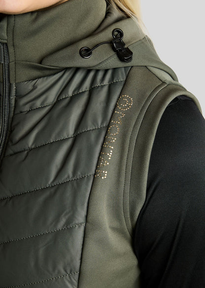 MoEverline Chaleco Hibrido - Forest Green