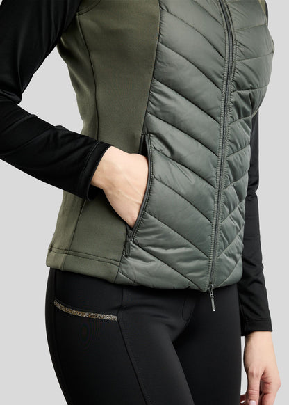MoEverline Chaleco Hibrido - Forest Green