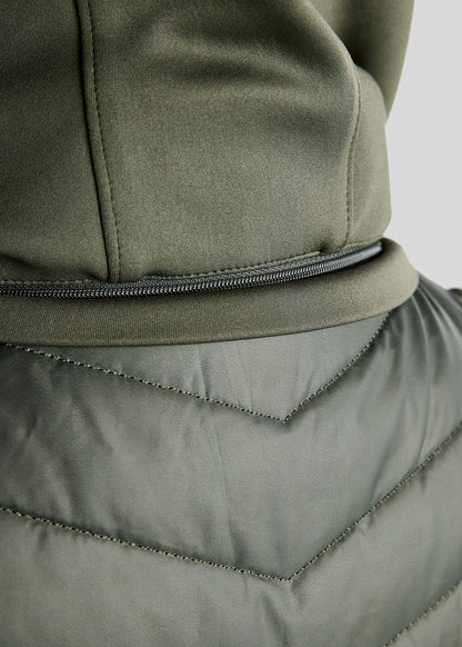 MoEverline Chaleco Hibrido - Forest Green