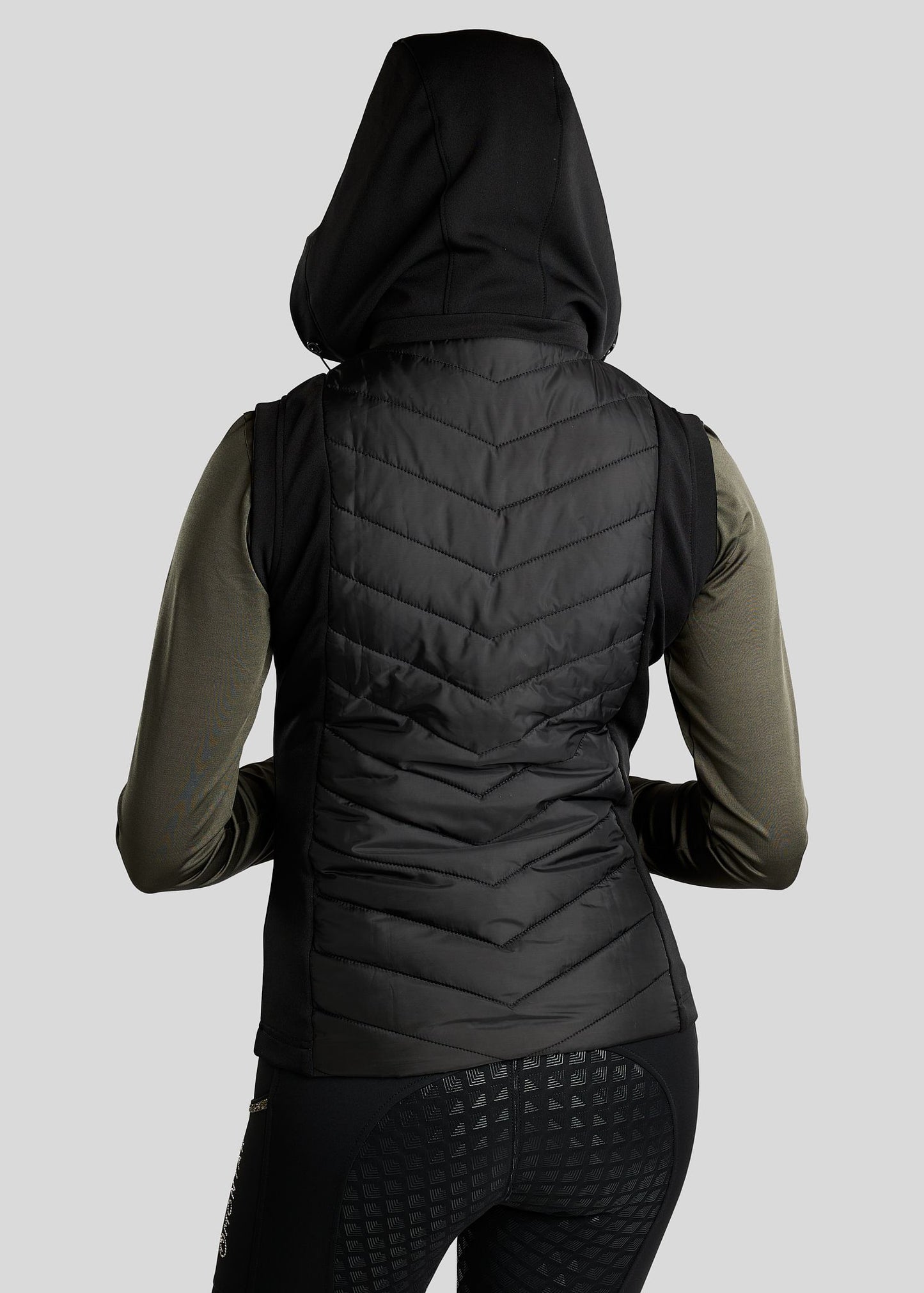 MoEverline Chaleco Hibrido - Negro