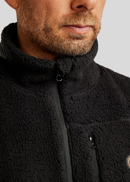 MoCharlie Chaleco Teddy Montar - Negro