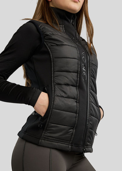 Emma Junior Chaleco Softshell Híbrido Montar - Negro