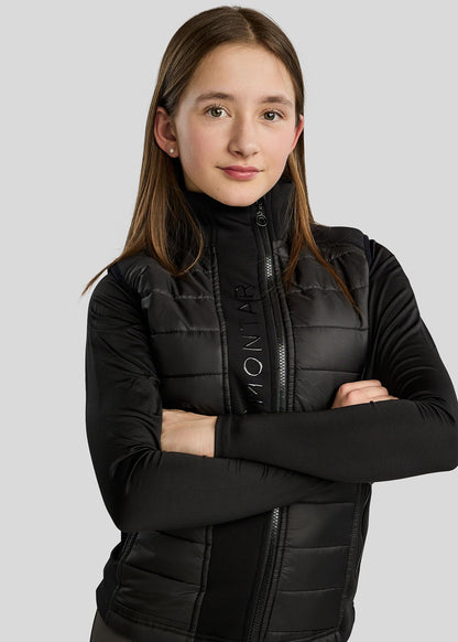 Emma Junior Chaleco Softshell Híbrido Montar - Negro