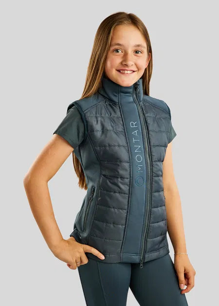 Junior Emma chaleco - Dark Slate
