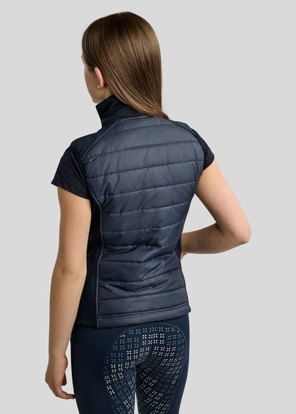 Emma Junior Chaleco Softshell Híbrido Montar - Navy