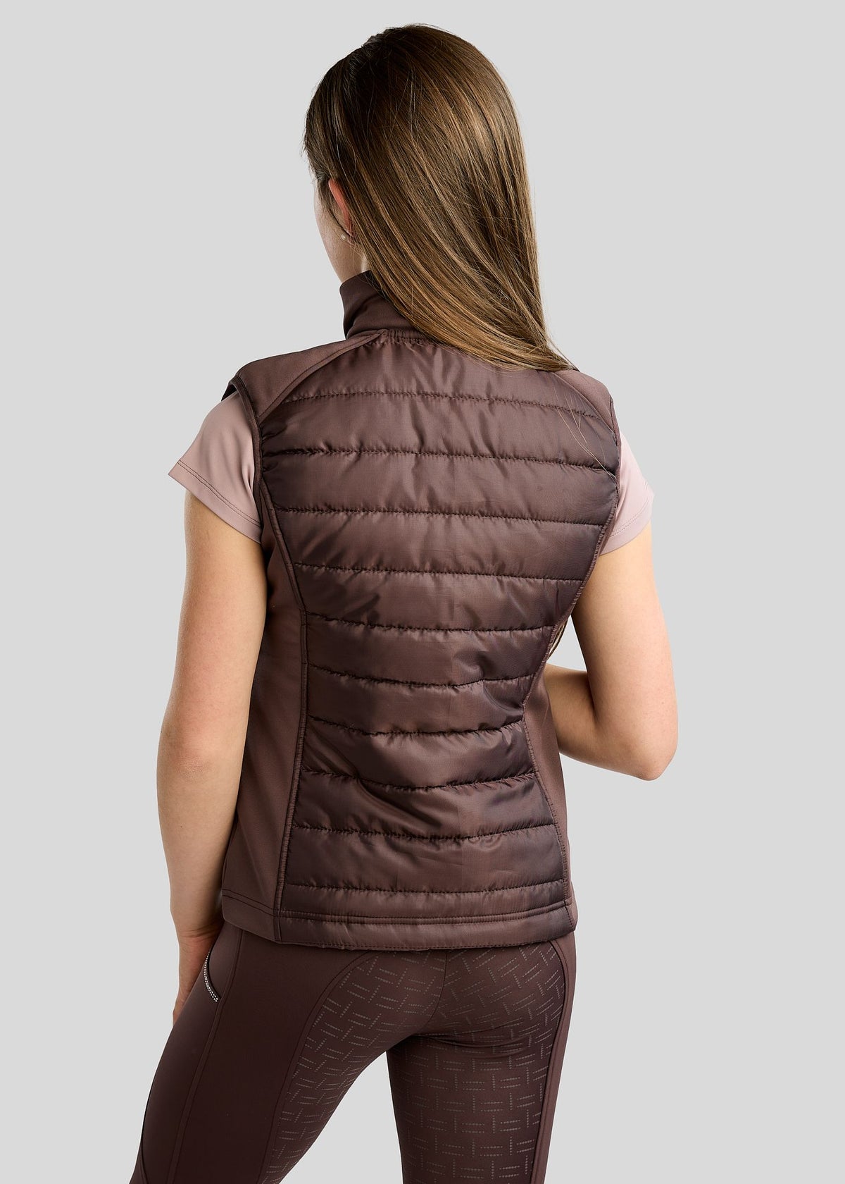 Emma Junior Chaleco Softshell Híbrido Montar - Black Peony
