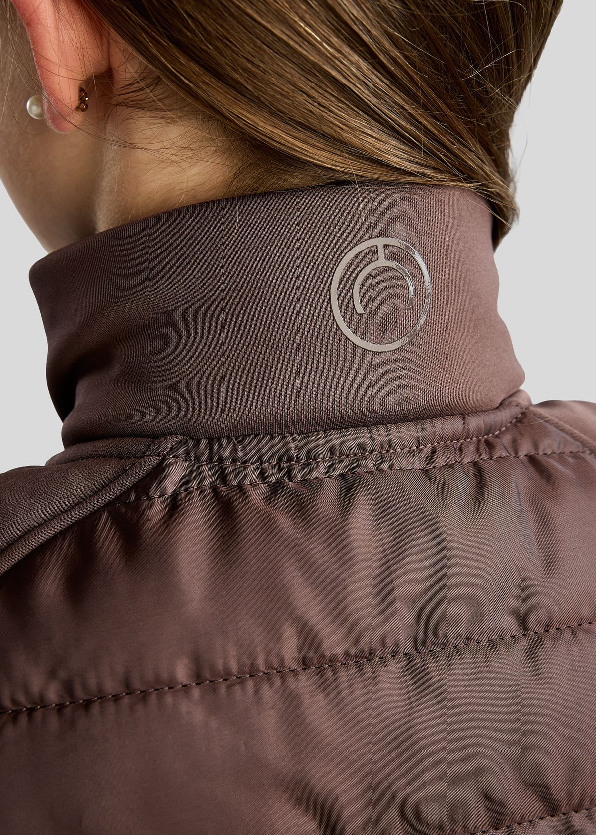 Emma Junior Chaleco Softshell Híbrido Montar - Black Peony