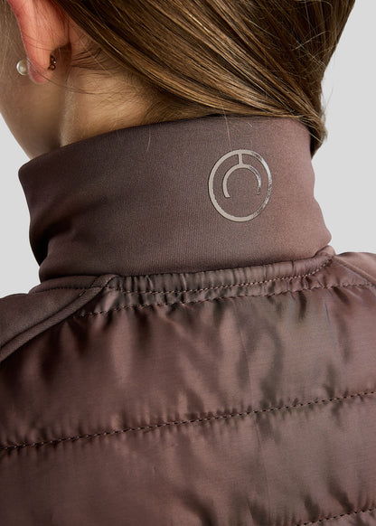 Emma Junior Chaleco Softshell Híbrido Montar - Black Peony