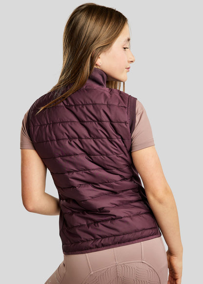 MoCaroline Junior Hybrid Bodywarmer con cristales champagne - Fig