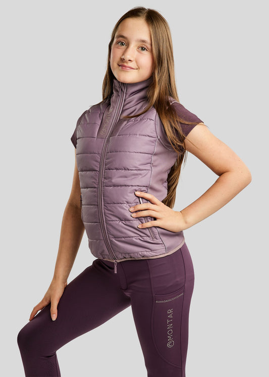 MoCaroline Junior Hybrid Bodywarmer con cristales champagne - Blush