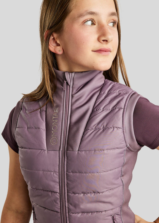 MoCaroline Junior Hybrid Bodywarmer con cristales champagne - Blush