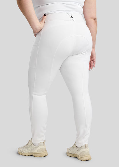 CURVE MoFlair pantalon Full Grip y Cristales Gun Metal - Blanco